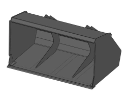 Replacement working tool for PKU-0,8 universal agricultural loader: PKU-0,8-5 bucket
