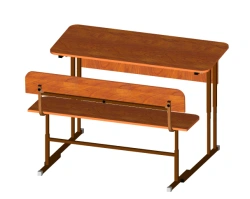 Desk with constant lid inclination