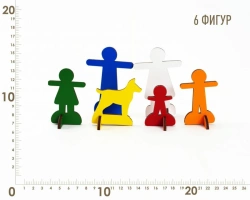 5-7cm HUMAN FIGURES 6 pieces