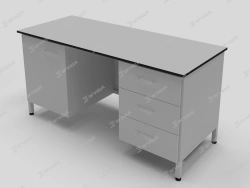 SL series laboratory table (pedestal with door and drawers)