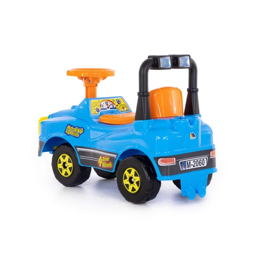 Bright Blue Jeep Ride-On Car for Kids, Model 62840