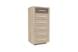 Bruna LD 631060.000 high chest of drawers (Sonome Eich dark/Sonome Eich light)