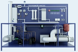 Laboratory installation for the study of heat pump for utilisation of waste gas heat (TOT-TNG )