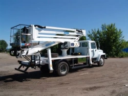 Lever-telescopic hydraulic lift AGP-28RT GAZ-33098 27.1M 230/120KG 11.2/13.6M