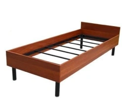 Metal-framed bed Model: KMK-2 of "Edelwood" trade mark