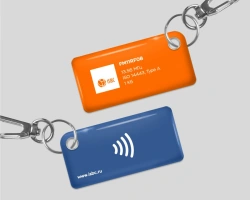 Key fob ISBC® with built-in integrated circuit FM11RF08
