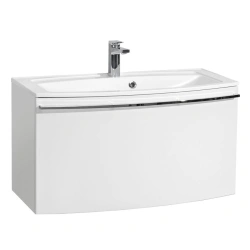 Pedestal cabinet under sink Aquaton Seville 95 white pearl 1A126401SEG301.A126.4.01S.EG3.0