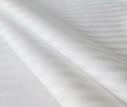 Cotton fabric sateen weave stretch sateen bleached, pov.pl.ply. 120 g/sq.m, width 220 cm, 100% cotton