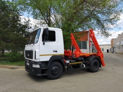 Container rubbish truck KO-450-08 (based on chassis MAZ-4381C0, MAZ-438121)