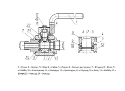 Ball combined ball valve ?? DN 6-400 PN 1,6-16 MPa
