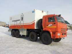 Self-propelled logging hoist PKS model 69574N on chassis KAMAZ-63501-51, KAMAZ-63501-52.