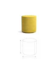 Round pouf MNS-P1