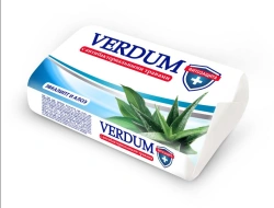 Solid toilet soap "Verdum Eucalyptus and Aloe Vera" with antibacterial herbs