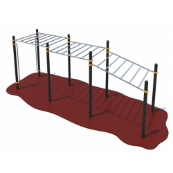 Handwalk with height change and possibility of using additional accessories (movable rings), 6m long, with auxiliary equipment