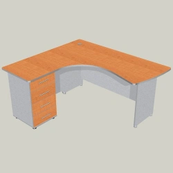 Single-desk computer desk model STK-3