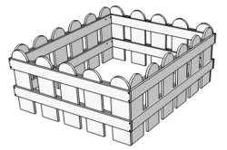 Wooden furniture for preschools: Playpen