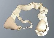 Combined hernia bandage on double elasticated belt, bilateral BN1-23