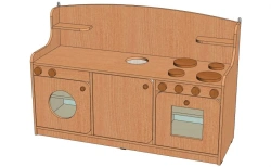 Play area Set of furniture "Kitchen-2". Model: IZ-K2