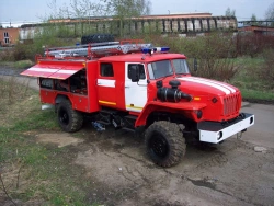 Fire tanker ?? 3,0-40 (43206), type 4344-V7, modification 4344?3 on chassis of modification 43206-1151-61/ (43206-61).