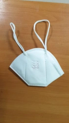 Non-sterile disposable mask - respirator made of non-woven fabric without exhalation valve FFP3 KN99 with headband