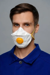 Filtering half-mask for protection against aerosols "Respirator "Lepestok-5 SB kl" FFP1 NR D" FFP1 NR D