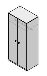 Wardrobe. Furniture set "Contemp"
