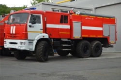 Foam extinguishing vehicle APT-(8,0-9,0)-40, type 58815K43118, modification APT-(8,0-9,0)-40 (43118), on chassis KAMAZ-43118-A5,