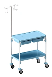 Medical instrumental trolley TI-2-VSh-01-"KRONT" according to TU 9451-005-11769436-2002 in delivery variant TI-2-VSh-01-"KRONT"-