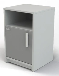 Bedside cabinet with niche and shelf, 106-004-7 K, 450x450x660