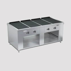 Gas cooker with closed flame PRG-IIA-4C "Maxi"
