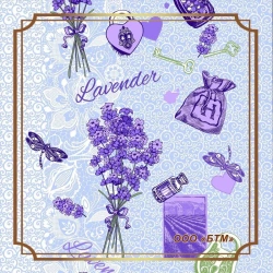 Ready-made printed cotton waffle fabric Article No. 8098/53