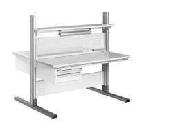 Industrial furniture, including antistatic (ESD), series "Alpha", Viking: ALF-O, island work table