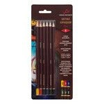 Coloured art pencils "VISTA-ARTISTA" Fine VFCPB-6 Set of coloured pencils sharpened 10 x 6 colour.