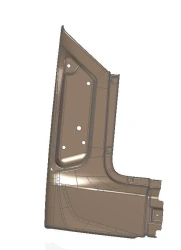 Rear bumper sidewall left 6274-2804019