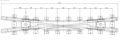 Cross member of the P65 type P65 grade 2/9 switchgear (2999.03.000)