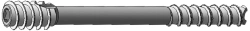 Cannulated compression screws Ø 2.5/3.3 mm, length from 10 mm to 50 mm in 2 mm increments, item No. 472.0XXX