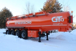 Semitrailer-tanker PPC-33, type 96996-0000010 (without pump). Axle unit AGOS-4-GT7-00.00.000 or axle unit BPW HSF