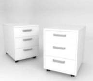 Swinging pedestal TPO, labelled "MS FURNITURE"