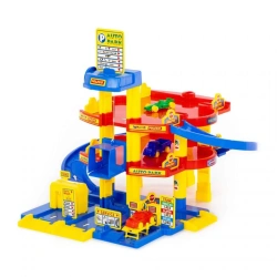 3-level car park with cars (in box), article 37893