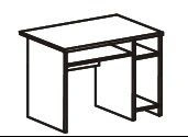 Computer desk of "Style B" series