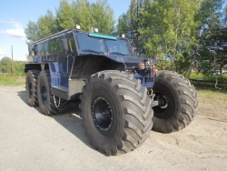 "Predator-3930A" Wheeled snowmobiler