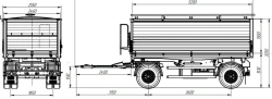 Special trailer, modification 85311A