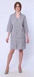 Women's work coat No. X-72 for protection against general industrial pollution and mechanical actions (abrasion) made of polyest