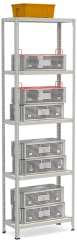 Metal shelf reinforced shelving unit model STF Shelf 735-2.2