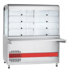 Refrigerated high-temperature display counter with neutral cabinet ???(?)-70??-?-01-??