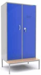 Metal cupboard for overalls of "Master" model