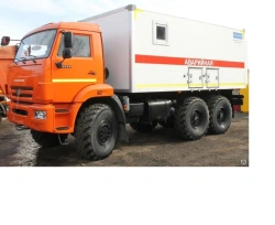 Cargo-carrying vehicle, Mobile workshop, Mobile laboratory, UZST brand, type UZST03, modification 5860-54 on sha