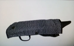 Trainer's sleeve universal protective soft sleeve for employees of canine units of internal affairs bodies of the Russian Federa