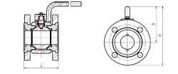 Flanged ball valve ?? DN 10-1400 PN 1,6-25 MPa