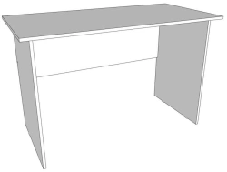 DESK (STRAIGHT, RECTANGULAR, WORKING, OFFICE)